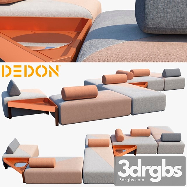 Modular sofa brixx dedon 2