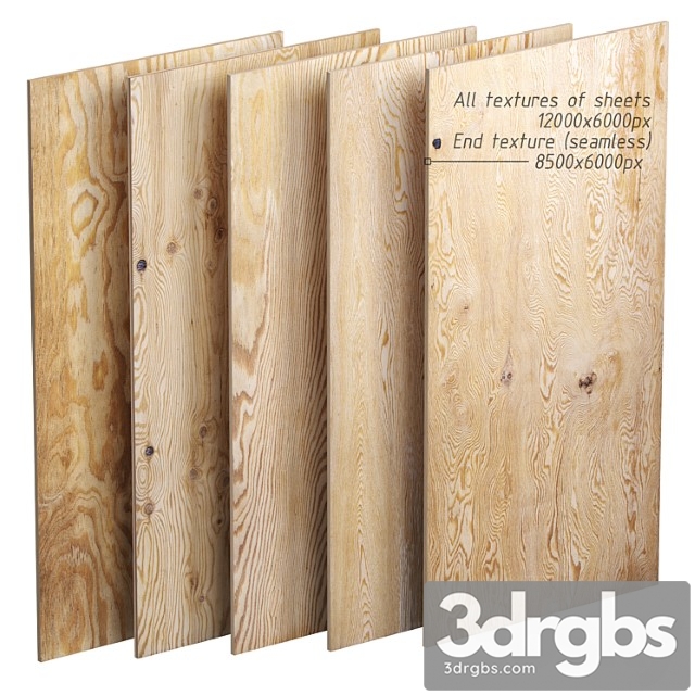 Wood  82 Set of plywood sheets. 5 items