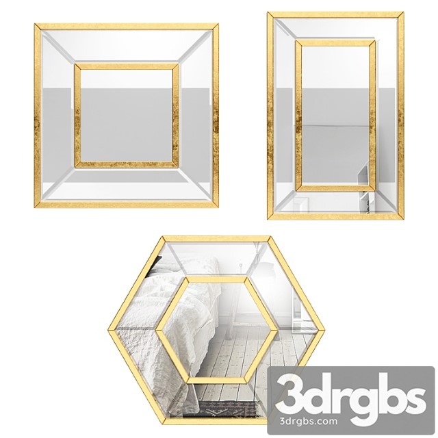 3 Piece Titania Mirror Set