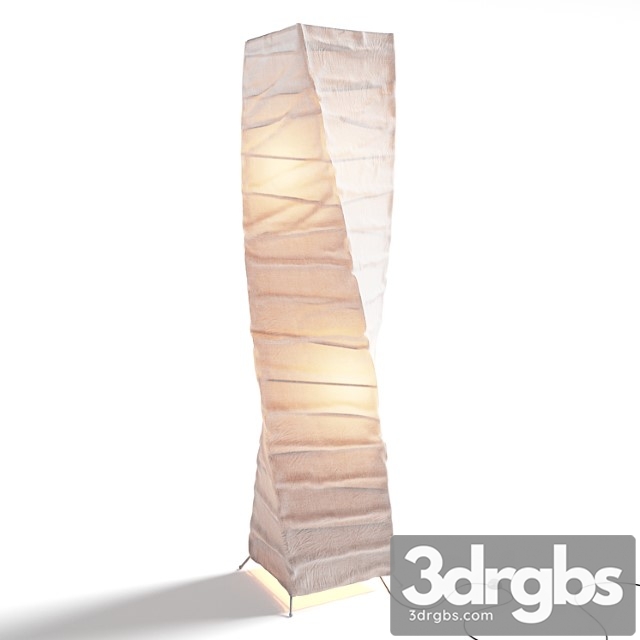 Fabric floor lamp