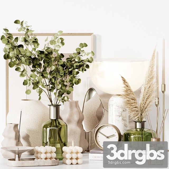 Decorative Set 31 With Eucalyptus Plants 1