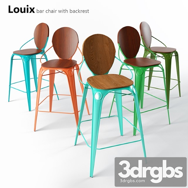 Louix Barnyi Stul So Spinkoi Louix Bar Chair With Backrest