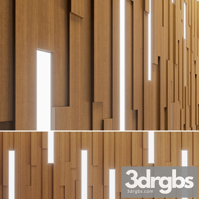 Wall Wooden Stripes