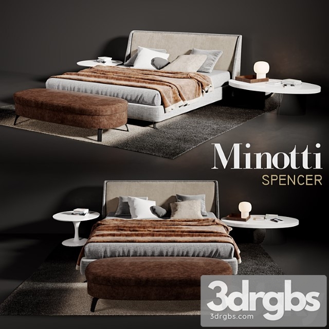 Minotti spencer bed 7