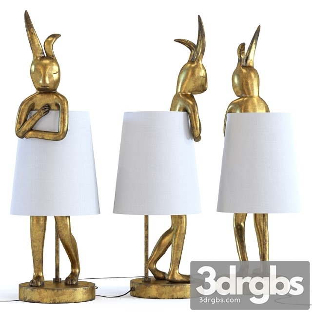 Animal rabbit gold