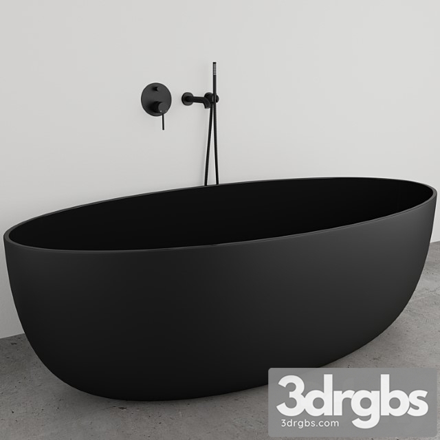 Lusso Stone Vetrina Black Luxe Bath Tap