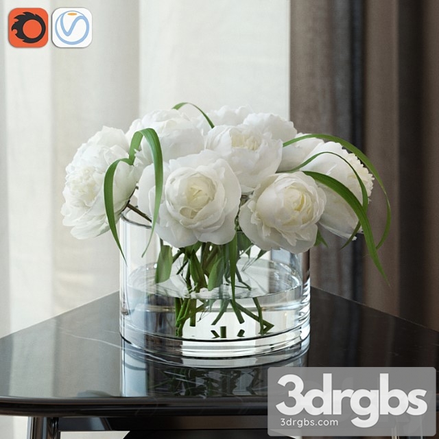 White Peonies 2