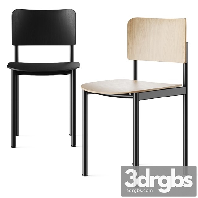 Fredericia plan 3412 wooden seat chair 2