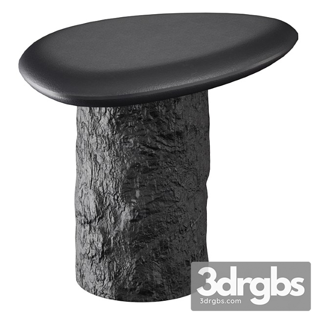 Galisteo pebble end table (crate and barrel)