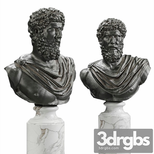 Lucius verus bust black