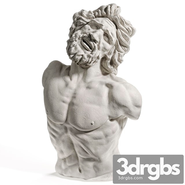 Laocoon bust sculpture