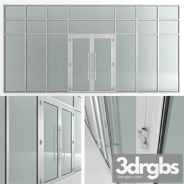 Glass fire doors and partitions nayada. rack profile.