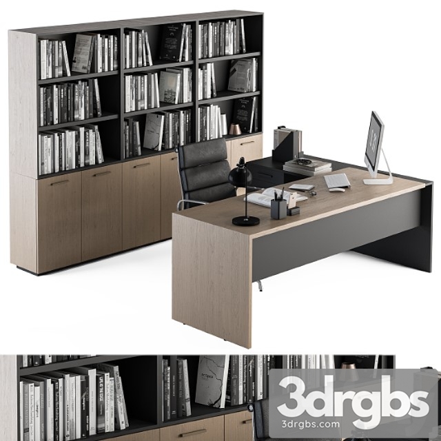 Office furniture - manager set 09_3 2
