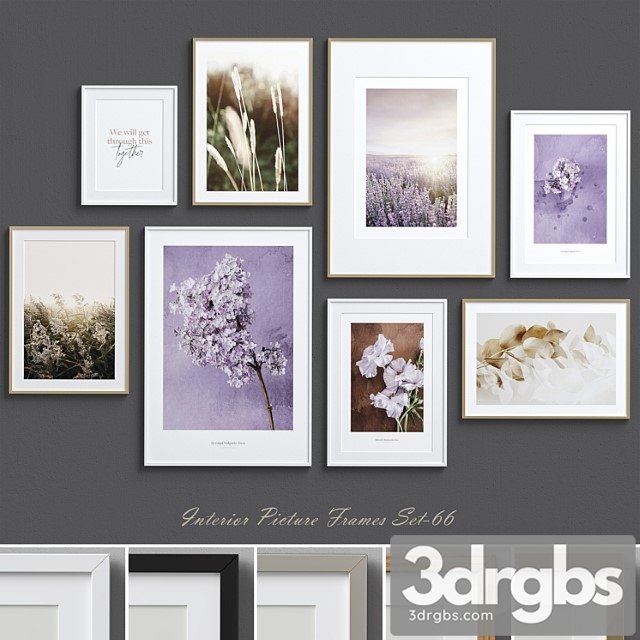 Interior picture frames set-66