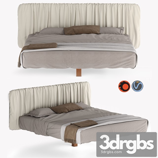 Fluttua Replis Bed From Lago