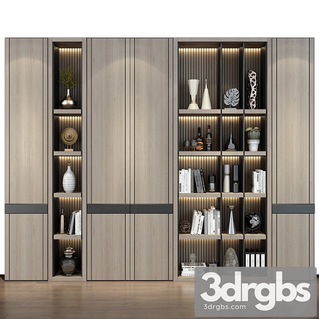 Modern Luxury Wooden Bookshelf Ghs 2358 2