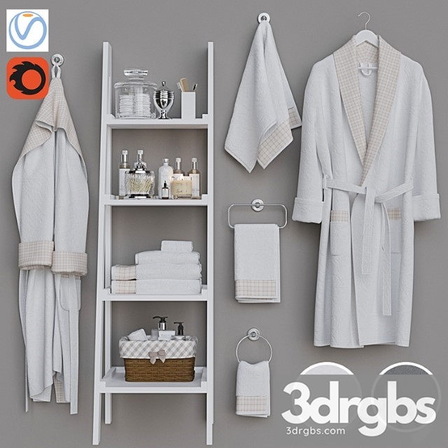 Decorative set for a bathroom 8