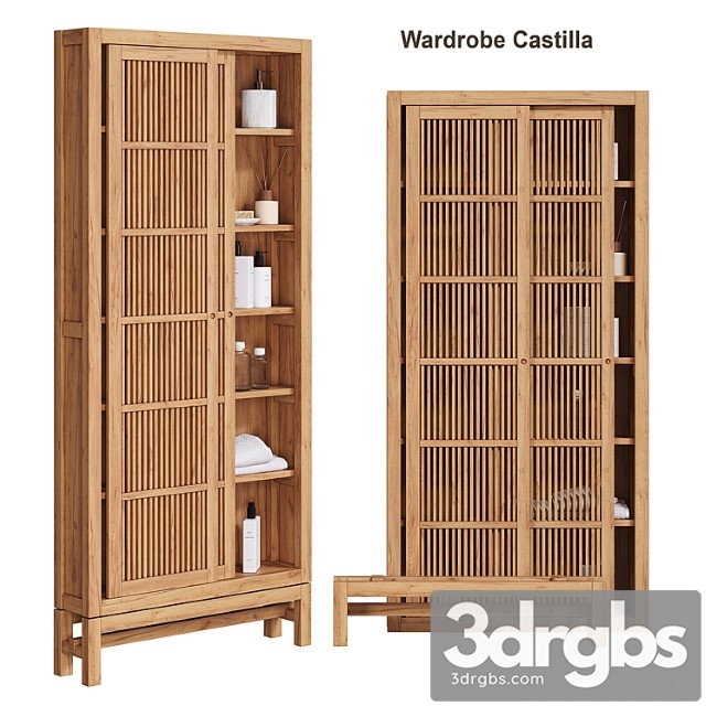 Solid teak cabinet fsc castilla am pm