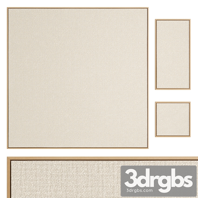 Canvas With Wooden Frame Zara Home