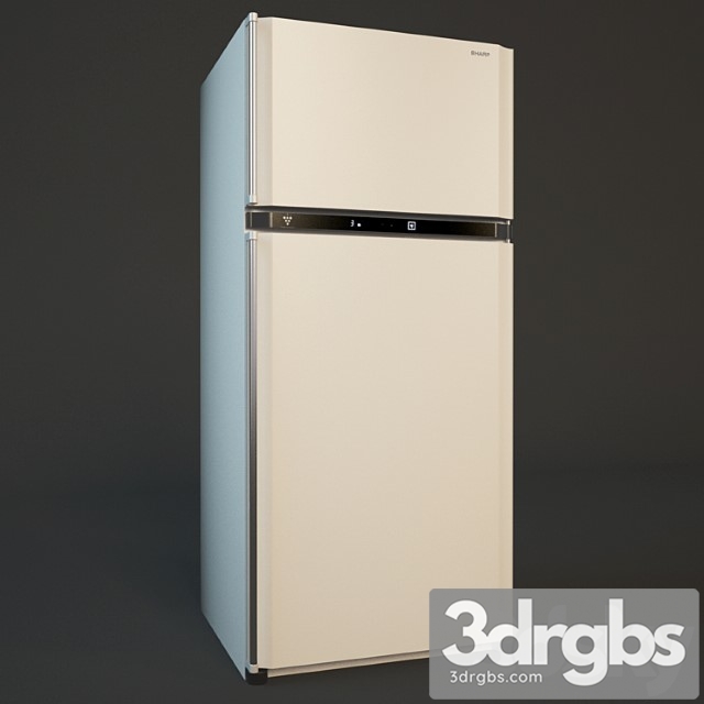 Refrigerator sharp sj-xe700mbe 2