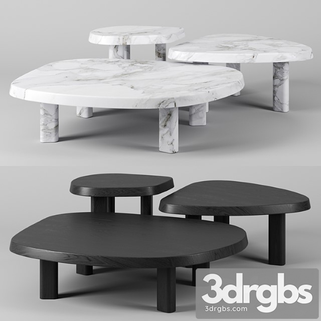 L series marble coffee table 2