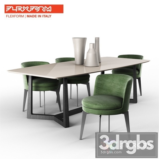 Flexform Table and Chair