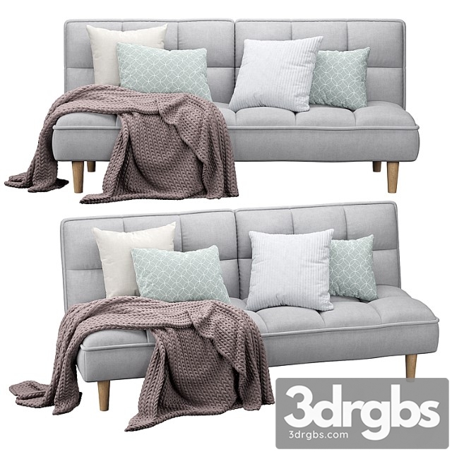 Fabric sofa bed 2