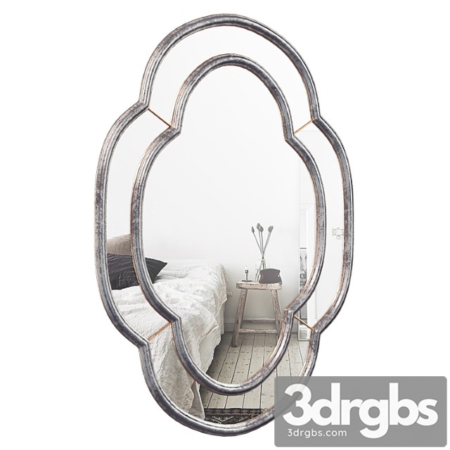 Mirror figured casablanca f1579abr