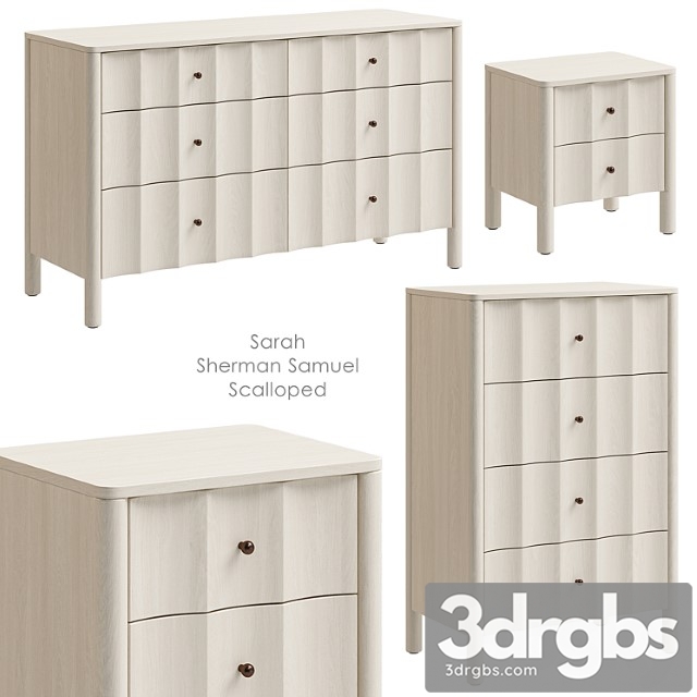 Sarah Sherman Samuel Scalloped Nightstand and Chest of Drawers West Elm