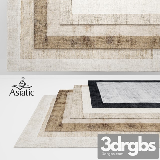 Asiatic Blade Border Rugs