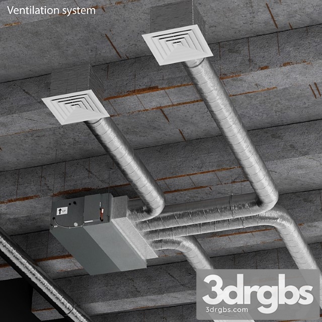 Ceiling ventilation system