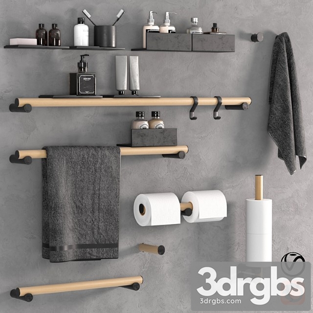 Dot Line Bathroom Accessories by Agape