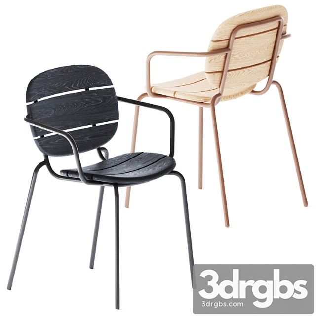 Chair si-si 2 wood collection by scab design