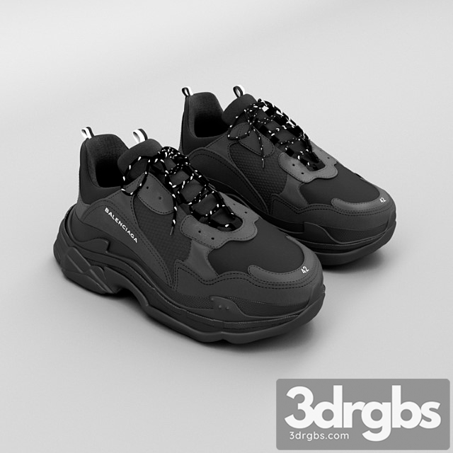 Balenciaga triple s black