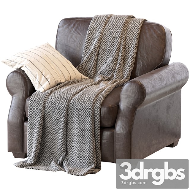 Fremont roll arm upholstered armchair