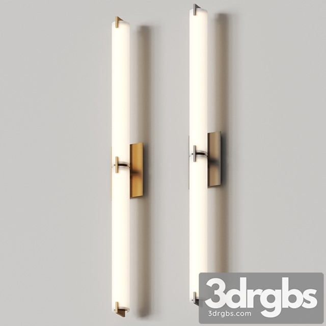 George kovacs tube double led bar wall lamp