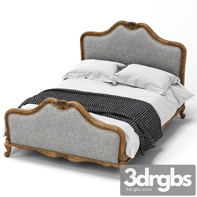 Luxdeco. chic king size bed 2