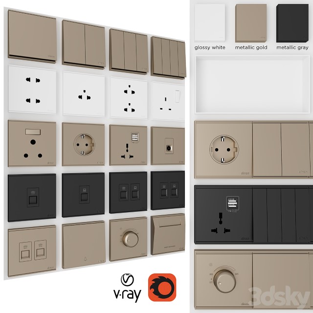 Electrical Sockets Switches Simon E6