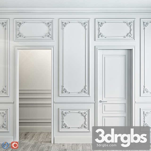 Decorative plaster Stucco molding for walls 1