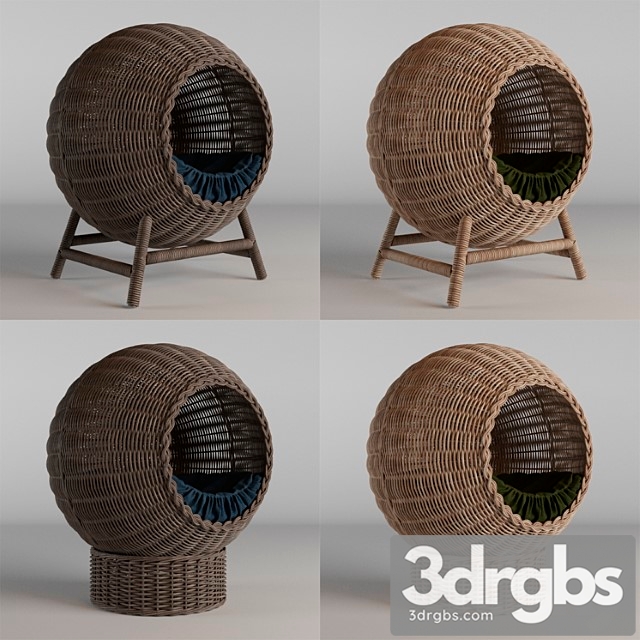 Wicker baskets for pets 2