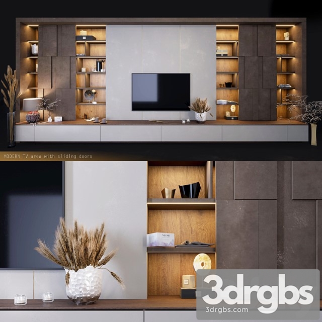 Furniture For TV Zones With Decor