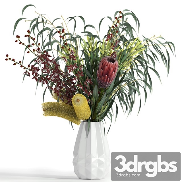 Bouquet in katsura vase