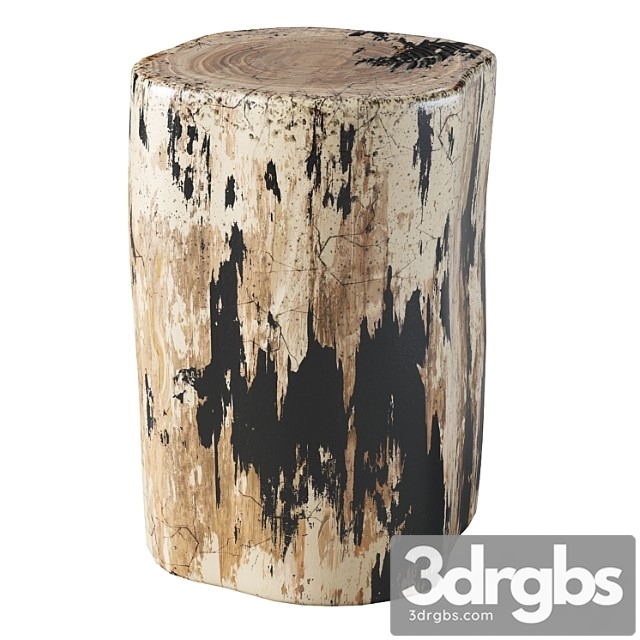 Petrified Log Stool 2nd