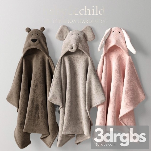 Animal Hooded Towels