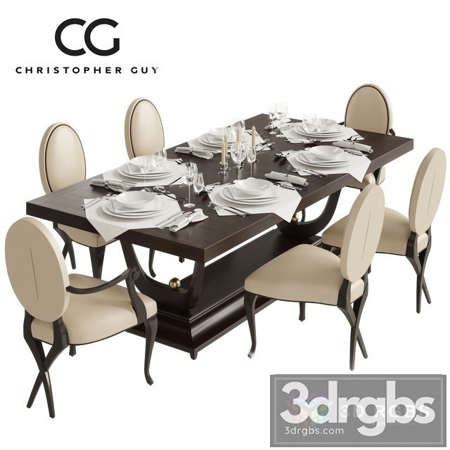 Christopherguy Fontaine Dining Set