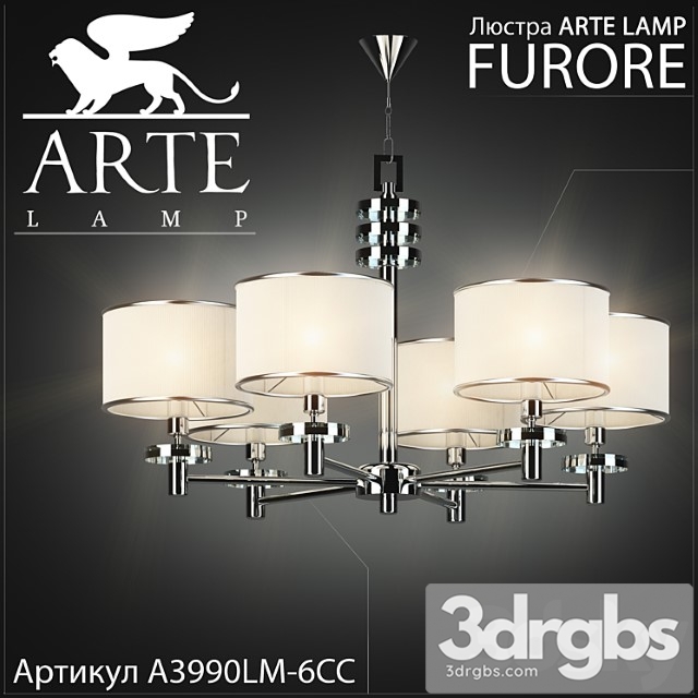 Chandelier Arte Lamp Furore A3990LM 6CC