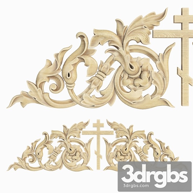 Decorative carved trim