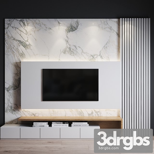 Wall tv set 1