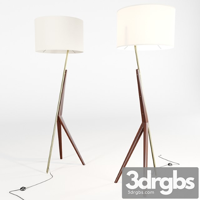 Floor lamp west elm caldas floor lamp