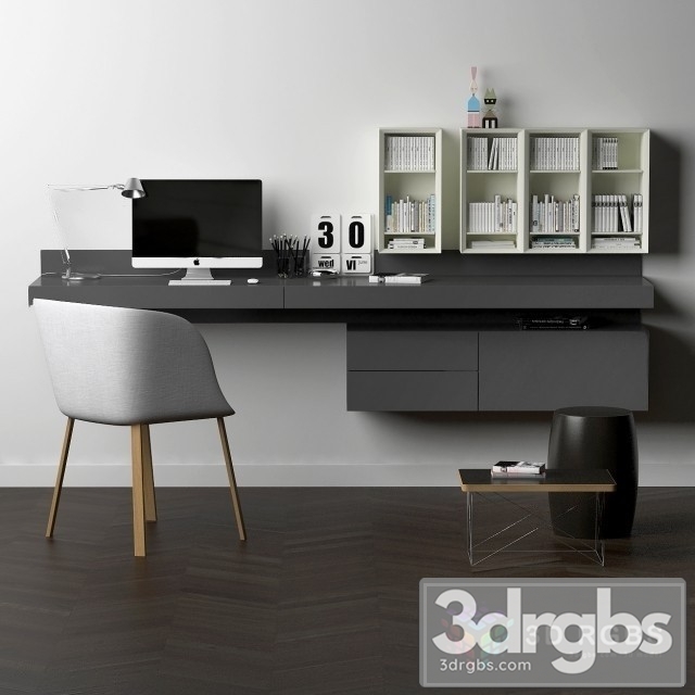 Pianca Ala Desk and Chair